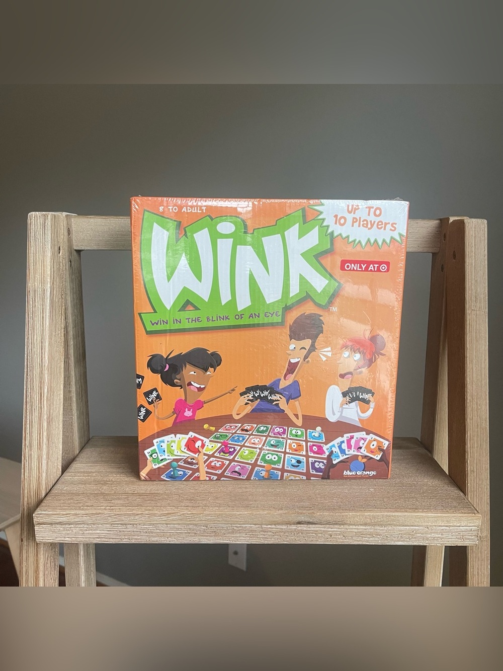 Wink Win In The Blink Of An Eye Card Game Blue Orange Games 10 Player Family NEW